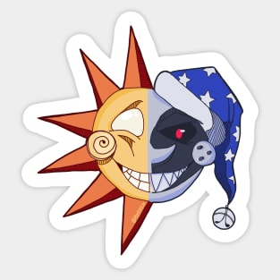 Sun and Moon Sticker